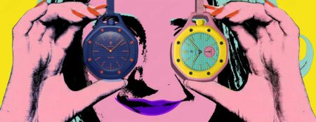 Audemars Piguet × Swatch Royal Pop Bioceramic pocket watches in multiple colors