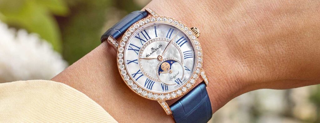 Blancpain Ladybird Colors Diamond Bloom and Nude Moka watches