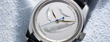 Naoya Hida The Armoury Type 4A-2 Floating Feathers with hand engraved silver dial