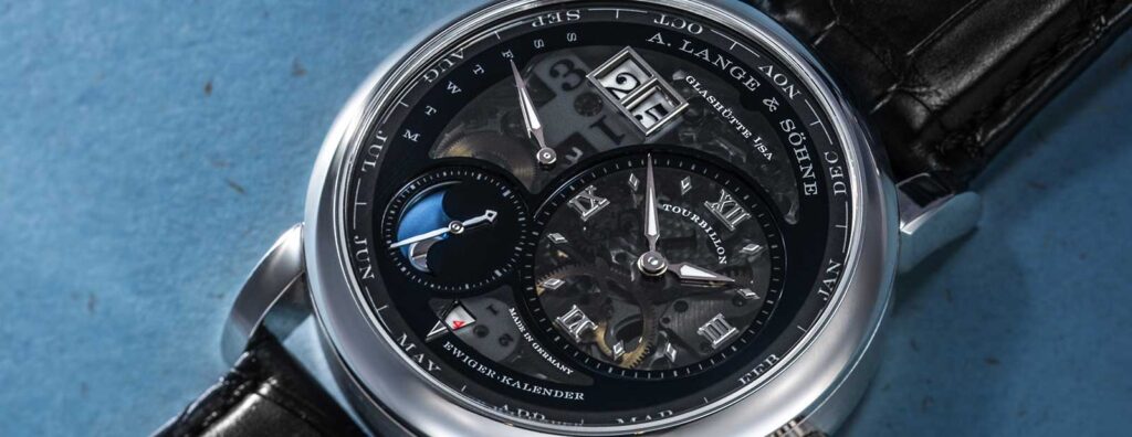 A. Lange & Söhne Lange 1 Tourbillon Perpetual Calendar “Lumen” Brings the Glow to Lange’s Most Complicated Lange 1 A. Lange & Söhne Lange 1 Tourbillon Perpetual Calendar Lumen in platinum with glowing dial