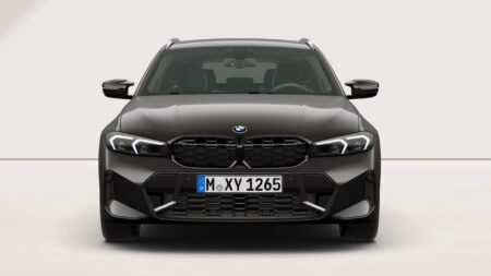 BMW M340i Black Package Gives the G20 3 Series a Darker Final Act BMW M340i Black Package with black exterior trim and Jet Black wheels