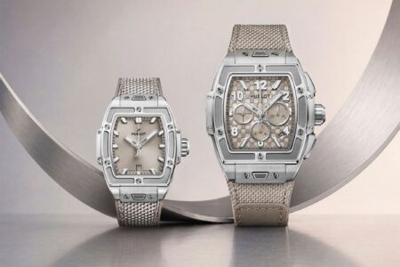 Hublot Spirit of Big Bang Essential Taupe 42mm chronograph and 32mm automatic watches