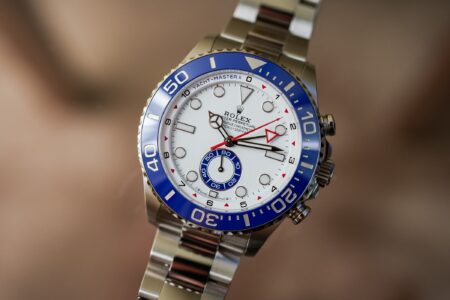 Rolex Yacht-Master II 126680 and 126688 with white dial and blue Cerachrom bezel