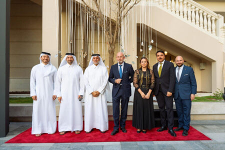 Place Vendôme Plants the Sidra Tree at the Heart of a New Qatar Community Campaign Sidra tree installation at Place Vendôme in Qatar for the Rooted in Resilience community campaign