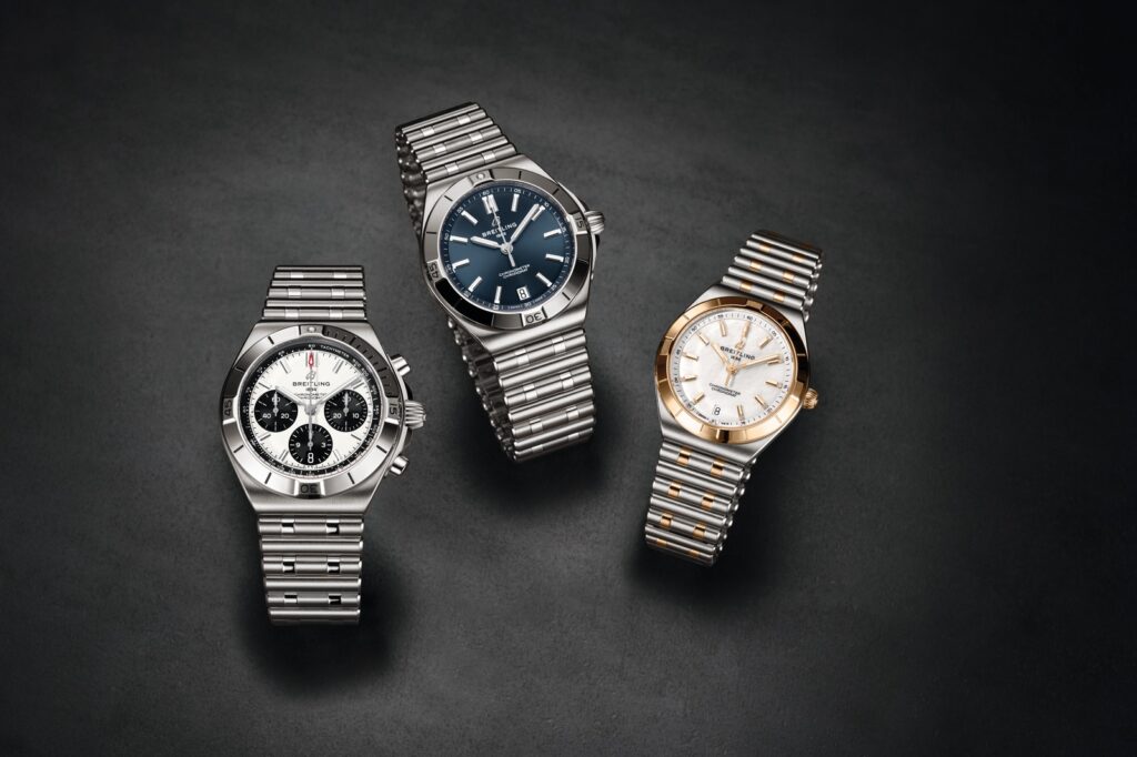 Breitling Chronomat 2026 watches with slimmer cases and integrated bracelet styling