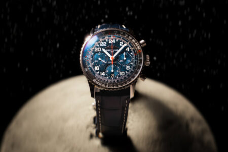 Breitling’s Navitimer Cosmonaute Returns to Space With Artemis II Breitling Navitimer Cosmonaute Artemis II with blue meteorite dial