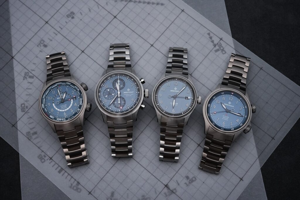 Bremont Adds Air Force Blue Dials to Altitude, Led by the New MB Meteor Time Zones Bremont Altitude Air Force Blue capsule collection with MB Meteor Time Zones