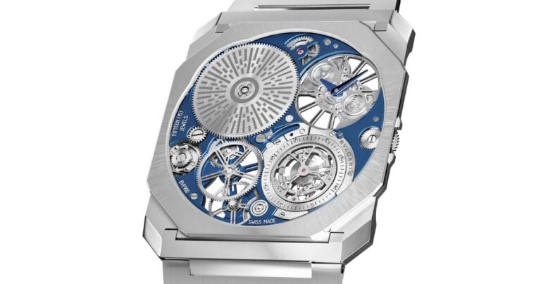 Bulgari Octo Finissimo Ultra Tourbillon Platinum Ref. 104344 ultra-thin watch