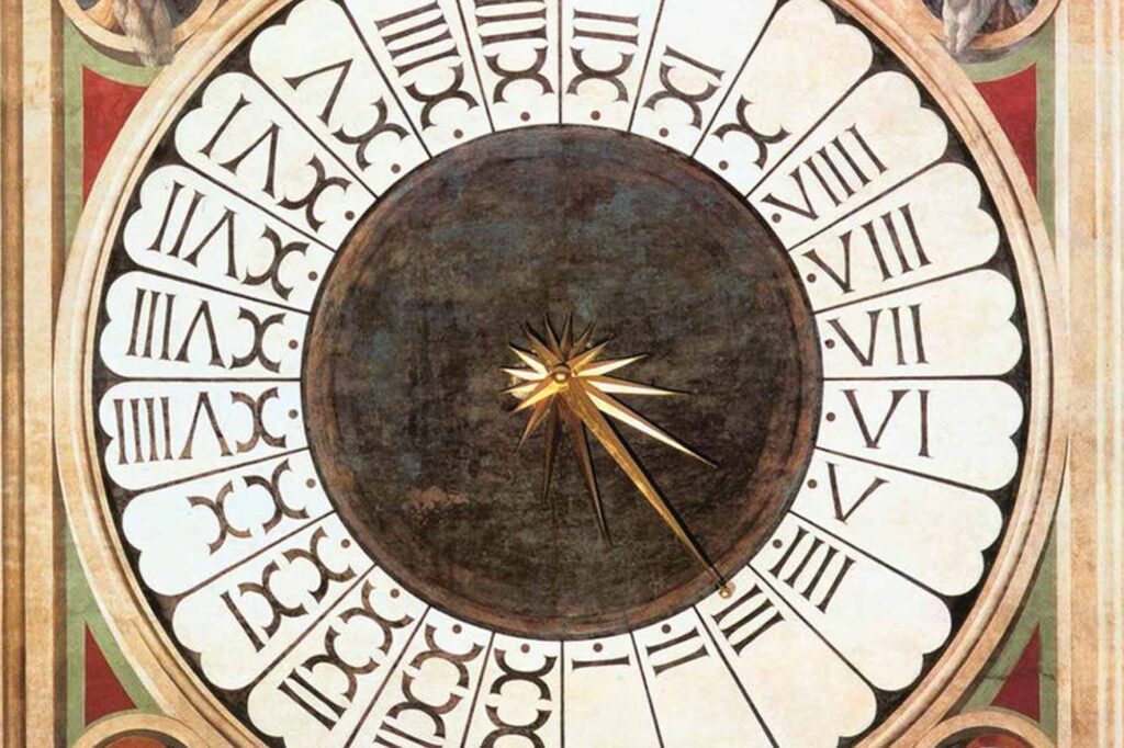 Renaissance astronomical clock and scientific instruments associated with Medici Florence