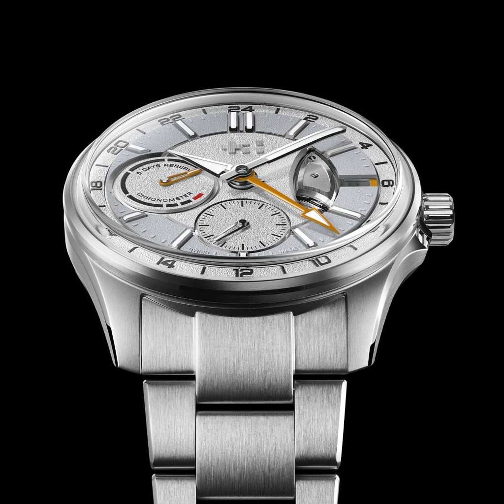 Christopher Ward C63 Sealander True GMT watch with black dial