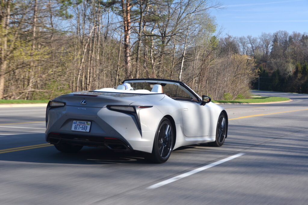 2026 Lexus LC 500 Inspiration Edition Convertible Gives the V8 GT a Proper Send-Off 2026 Lexus LC 500 Inspiration Edition Convertible in Wind paint with the roof down