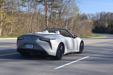 2026 Lexus LC 500 Inspiration Edition Convertible Gives the V8 GT a Proper Send-Off 2026 Lexus LC 500 Inspiration Edition Convertible in Wind paint with the roof down