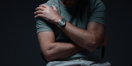 Raymond Weil Freelancer Pop 7780 titanium chronograph with turquoise accents