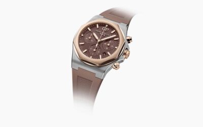 Girard-Perregaux Adds a Chocolate Brown Laureato Chronograph