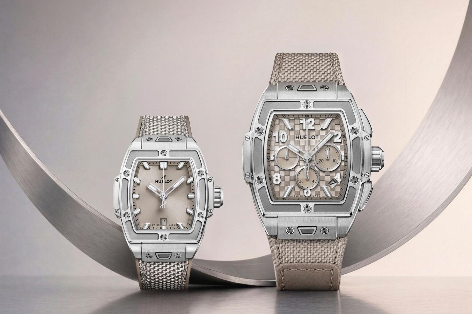 Hublot Spirit of Big Bang Essential Taupe watches in 32mm and 42mm cases