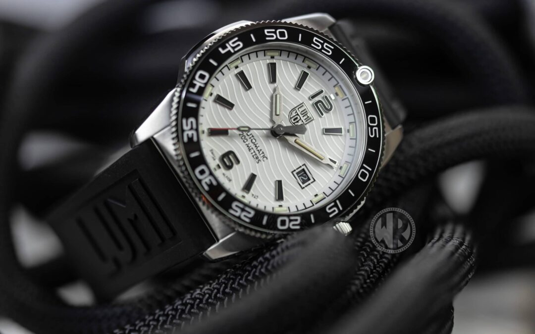 Luminox Pacific Diver Midnight Mariner automatic dive watch with full-lume dial and black ceramic bezel