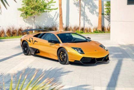 Oro Adonis Lamborghini Murcielago SV heads to Bahrain Oro Adonis Lamborghini Murcielago SV in a Bahrain collector garage