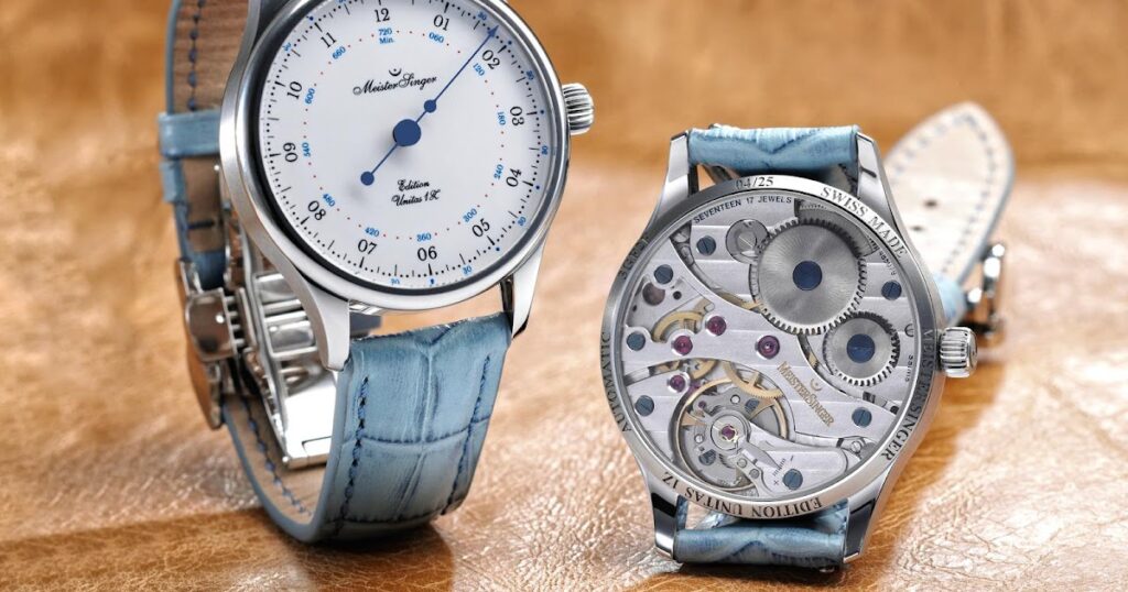 MeisterSinger Unitas 1Z Edition anniversary single-hand watch