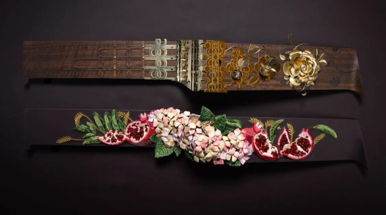 Rolls-Royce Debuts Four New Bespoke Craft Techniques for the Phantom Gallery Rolls-Royce Phantom Gallery artwork with hand-sculpted leather flowers, embroidered details and brass craftsmanship