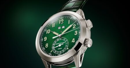 Patek Philippe Calatrava Alarm Ref. 5322G white gold dress watch with 24-hour alarm