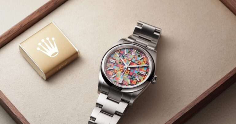 Rolex Oyster Perpetual watch marking 100 years of the Oyster case