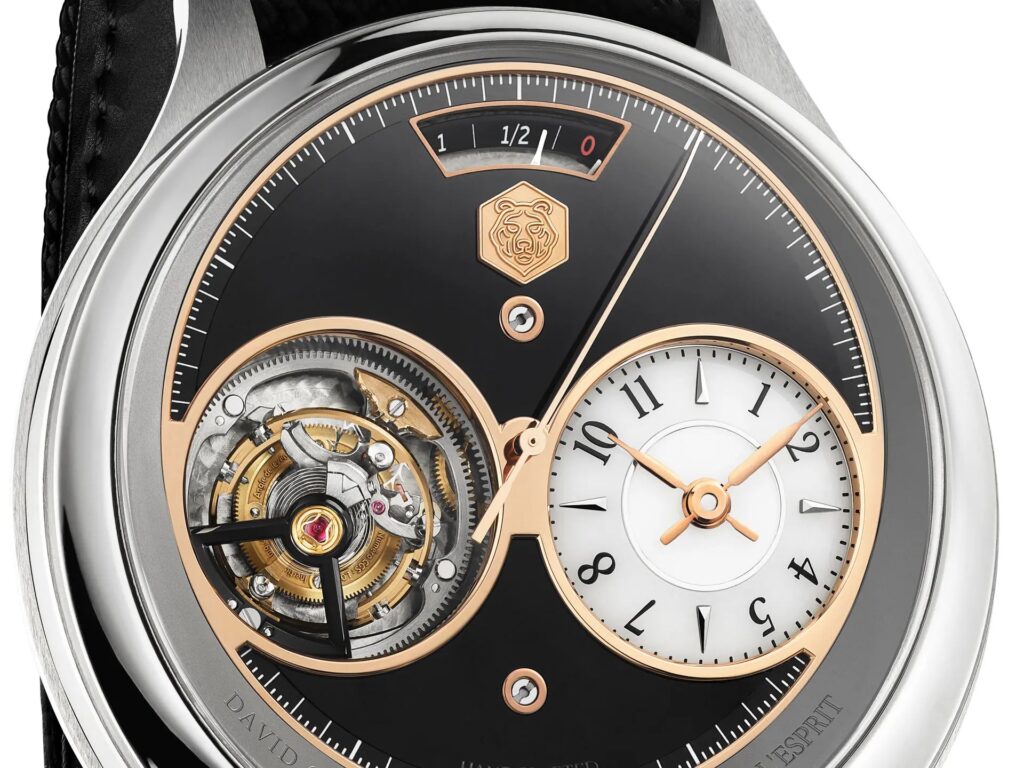 David Candaux Brings the DC1 Art of the Tourbillon Into Platinum David Candaux DC1 Platinum Art of the Tourbillon with black onyx dial and inclined tourbillon