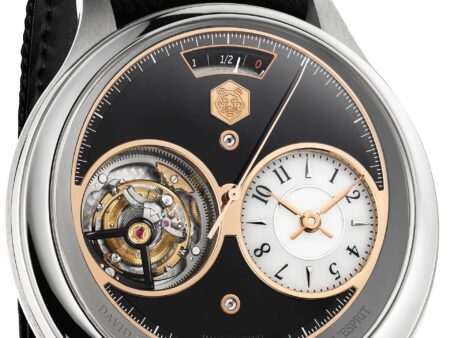 David Candaux Brings the DC1 Art of the Tourbillon Into Platinum David Candaux DC1 Platinum Art of the Tourbillon with black onyx dial and inclined tourbillon