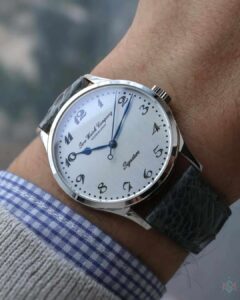 Sero Watch Co Silver Signature Brings Quiet Dress Watch Energy to the Microbrand Scene Sero Watch Co Silver Signature with silver dial and heat-blued hands on leather strap