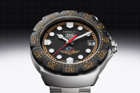 TAG Heuer Formula 1 Solargraph x Indy 500 Limited Edition with black dial and steel bracelet