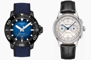 Three-watch collection with a Tissot diver, Shinola automatic and Certina chronograph for larger wrists