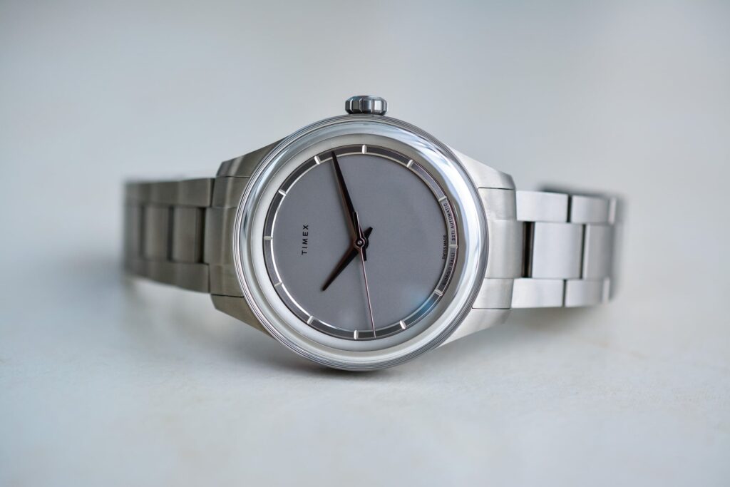 Timex Giorgio Galli S2Ti titanium watch on its matching bracelet