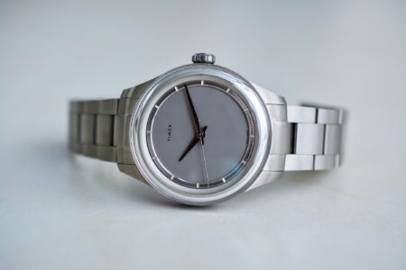 Timex Giorgio Galli S2Ti titanium watch on its matching bracelet