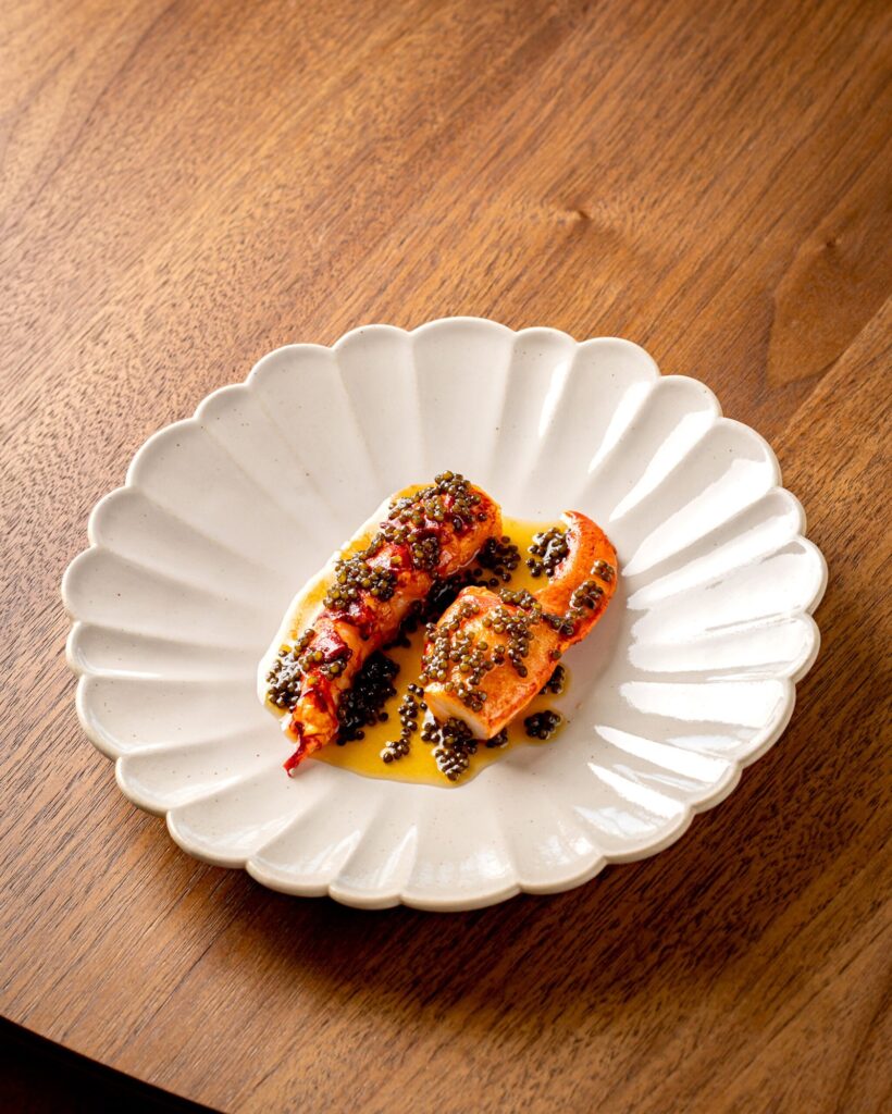 Adam Handling Brings Generous Luxury to Caviar with Ahrelia Ahrelia Caviar tins and serving accessories from Chef Adam Handling MBE