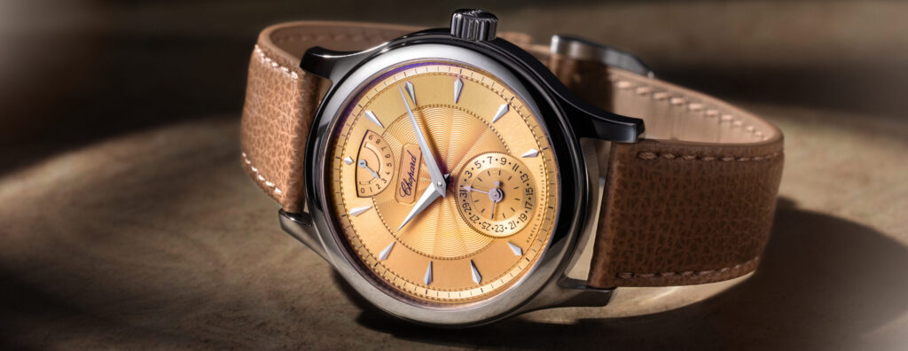 Chopard’s L.U.C Quattro Revolution Re-edition Brings Back a Serious Eight-Day Idea Chopard L.U.C Quattro Revolution Re-edition with sapphire caseback showing Caliber 98.01-L