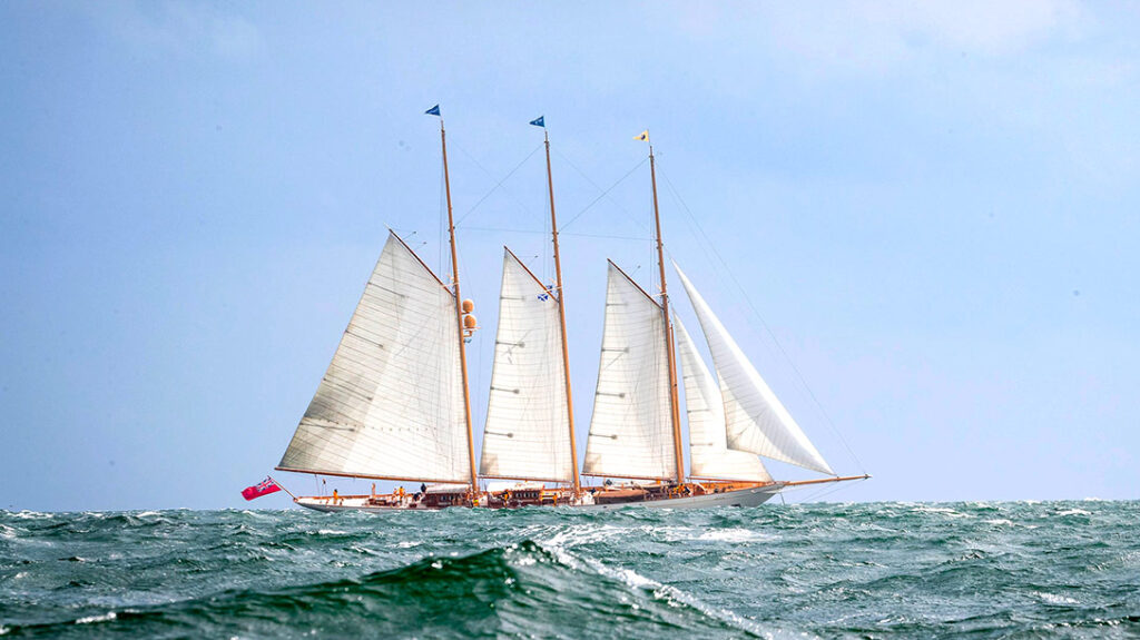 Classic yachts racing on Scotland’s Clyde for the Richard Mille Cup