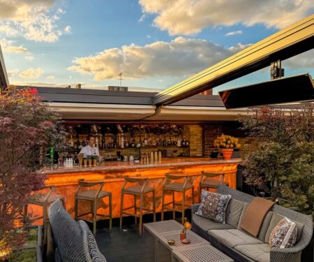 The London Spring Hit List for Spa Days, Rooftop Cocktails and Garden Secrets Spring in London with rooftop cocktails, hotel afternoon tea, garden blooms and theatre lights