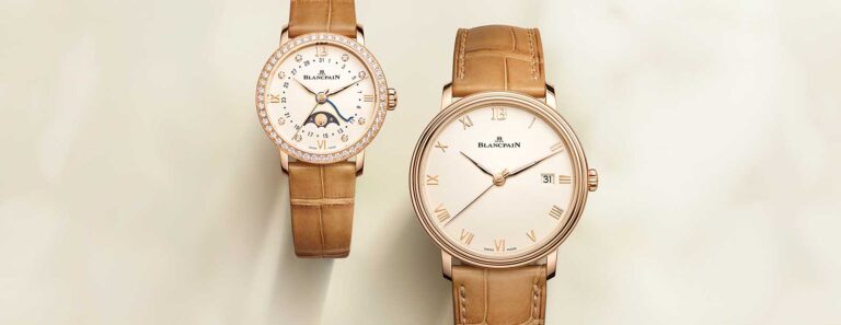 Blancpain gives Villeret a more intimate 38mm profile Blancpain Villeret Ultraplate 38mm with salmon dial on leather strap