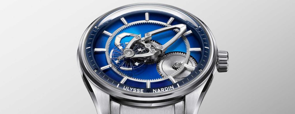 Ulysse Nardin Freak X watch with open carousel movement display
