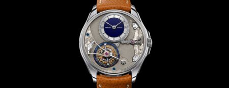 Vincent Deprez’s Scientific Tourbillon Puts Handcraft Back at the Centre Vincent Deprez Scientific Tourbillon with blue grand feu enamel dial and exposed keyless works