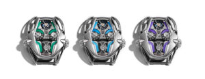 MB&F HM12 The Guardian Turns a Flying Tourbillon Into a Robot Sentinel MB&F HM12 The Guardian titanium flying tourbillon watch with robot-shaped stand