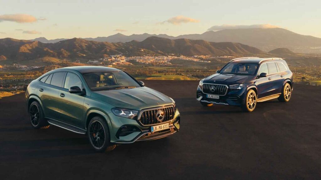 Mercedes-AMG GLE and GLS performance SUVs with updated AMG styling
