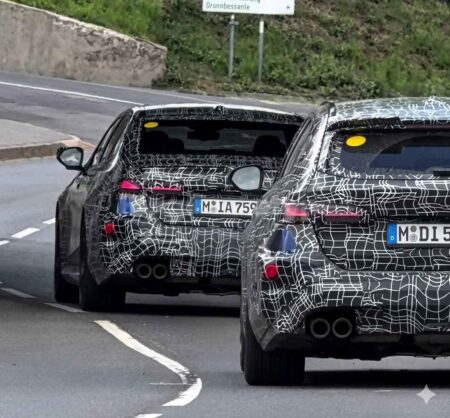 2027 BMW M5 Sedan and Touring Prototypes Run Together at the Nürburgring Camouflaged 2027 BMW M5 sedan and M5 Touring prototypes testing near the Nürburgring