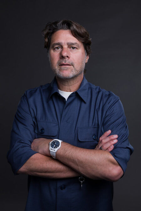 Mauricio Pochettino Wears IWC’s White Ceramic Big Pilot Perpetual Calendar Mauricio Pochettino wearing an IWC Big Pilot's Watch Perpetual Calendar ProSet Le Petit Prince