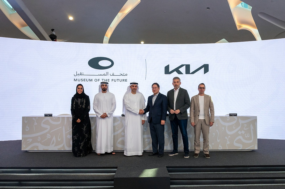 Kia Brings Its Future Mobility Vision to Dubai’s Museum of the Future Kia mobility concept display inside Dubai’s Museum of the Future