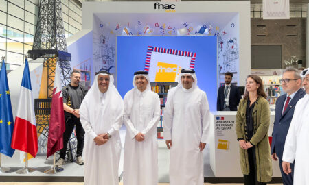 Fnac Qatar puts Francophone culture centre stage at Doha International Book Fair Fnac Qatar French pavilion at the Doha International Book Fair with Eiffel Tower-inspired design