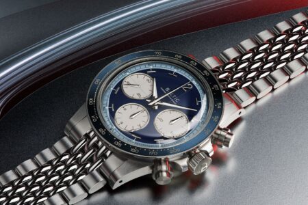 Baltic Adds a Tougher Scalegraph Chronograph to Its Permanent Lineup Baltic Scalegraph chronograph in blue grey and champagne dial variants