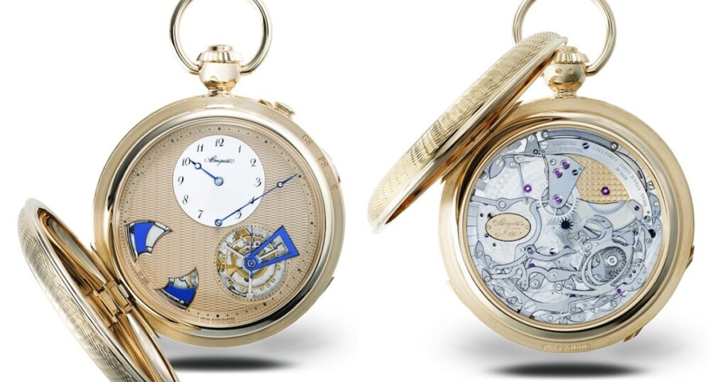 Breguet’s Classique Grande Sonnerie 1905 Is a Pocket Watch of Rare Ambition Breguet Classique Grande Sonnerie Métiers d’Art 1905 pocket watch in 18K Breguet gold