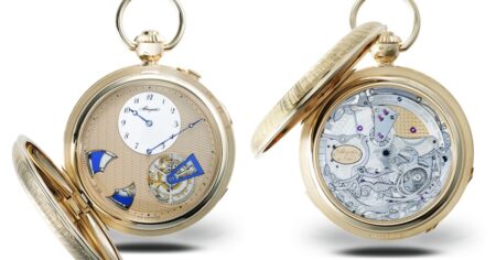 Breguet’s Classique Grande Sonnerie 1905 Is a Pocket Watch of Rare Ambition Breguet Classique Grande Sonnerie Métiers d’Art 1905 pocket watch in 18K Breguet gold