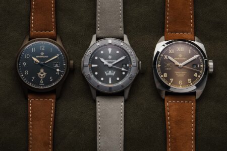 Bremont HMAF Collection watches for land sea and air with official British military insignia