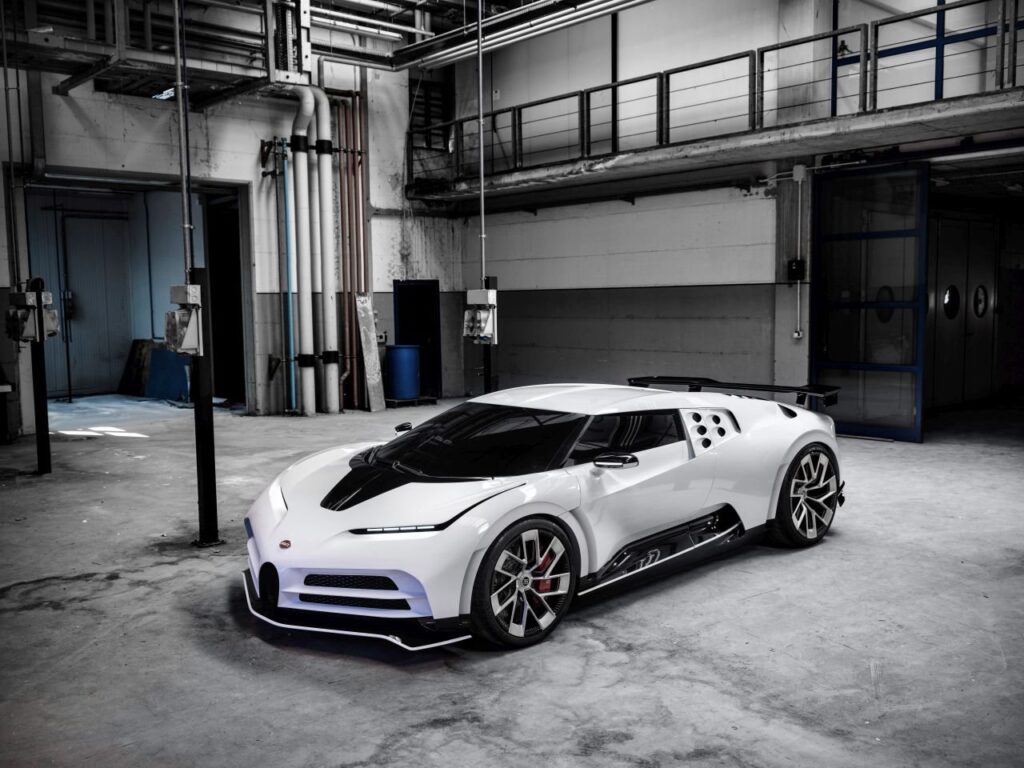 Bugatti Centodieci Listed in Dubai With a $16.3 Million Ask Bugatti Centodieci in Quartz White with carbon bodywork listed for sale in Dubai